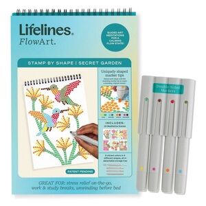 ⭐️3/$25⭐️ NEW Lifelines FlowArt Secret Garden Stamp Set